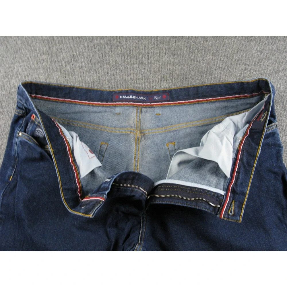 Paul & Shark Yachting Mens‎ Dark Wash Straight Leg Denim Jeans Size 40 #1937
